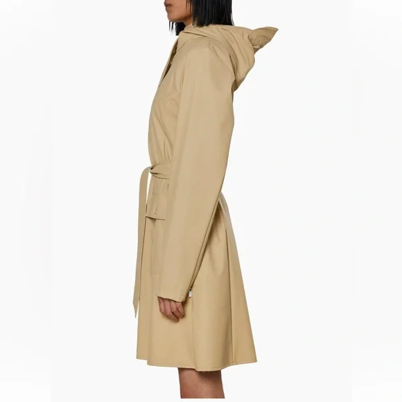 NWT Rains Curve Hooded Jacket -XL - Picture 3 of 14